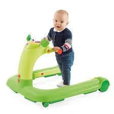 1-2-3 baby walker green