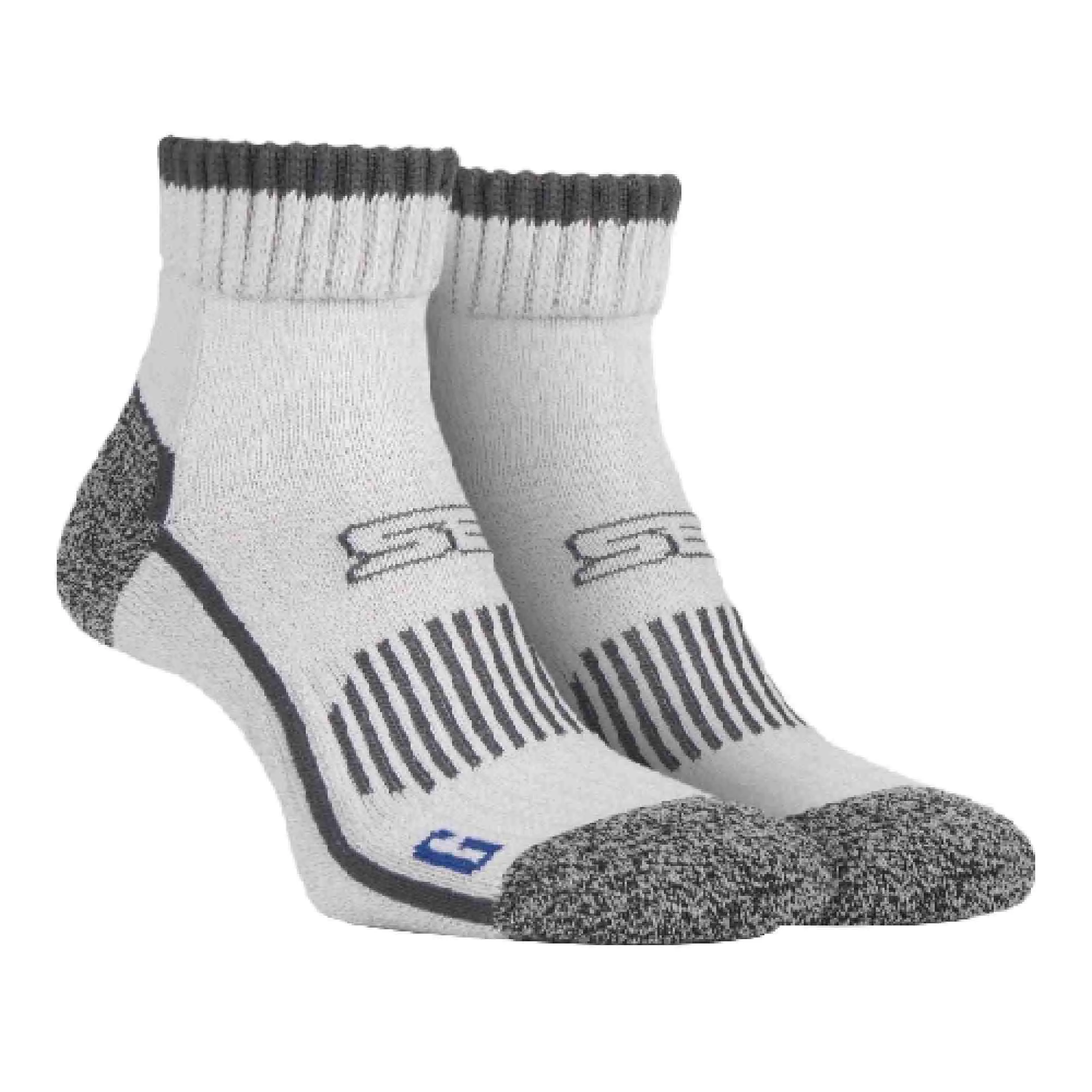 1 Pack Mens Cotton Reinforced Ankle Hiking Walking Trekking Socks