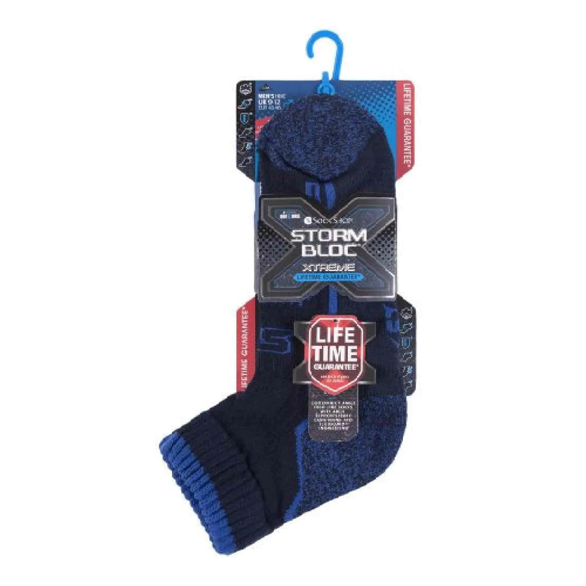 1 Pack Mens Cotton Reinforced Ankle Hiking Walking Trekking Socks