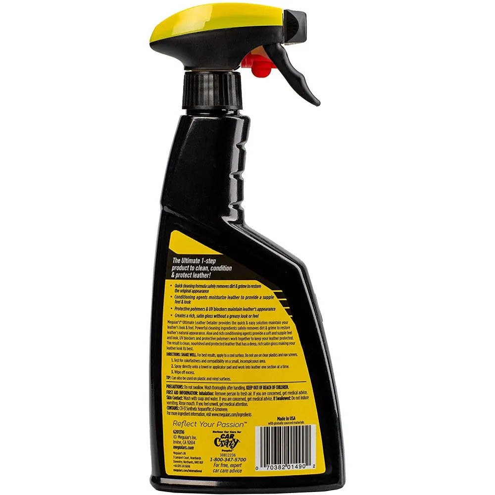 3 in 1 Leather Care Meguiar's Ultimate Leather Detailer, 473ml