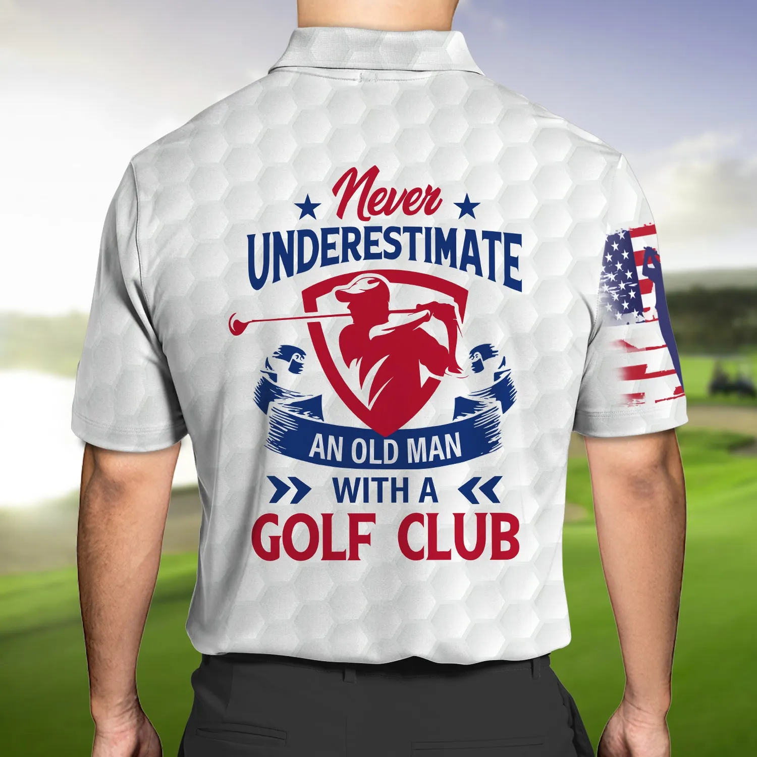 3D Golf 01 - Personalized Name 3D Polo Shirt - HN95