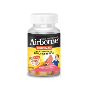 Airborne Suplemento de apoyo inmunológico con Vitamina C gomitas masticables, ABN18572, 1, 1