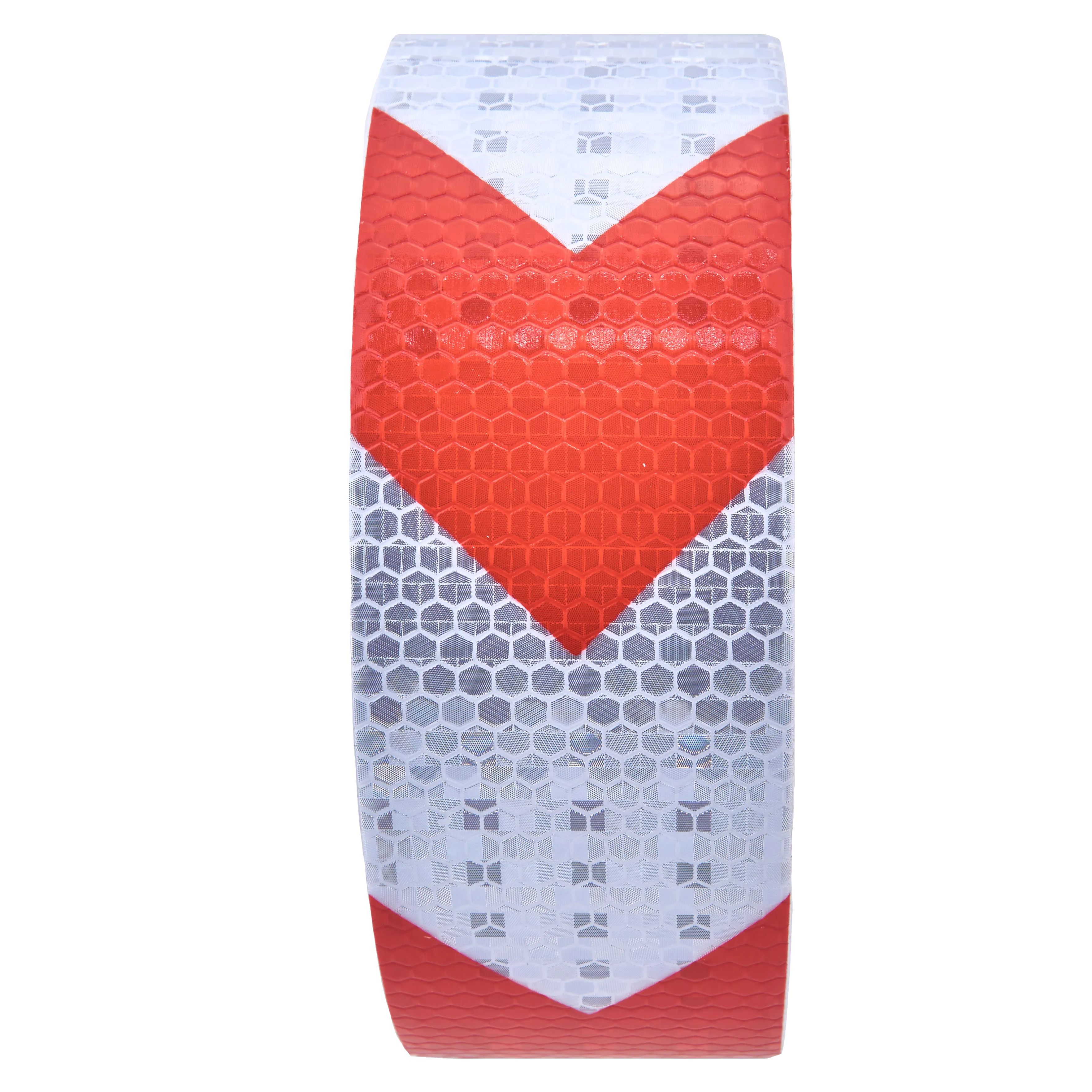 AL-Gard ALG-HRT-ARW Honeycomb Reflective Adhesive Tape, 2" x 25m (White / Red Arrows)
