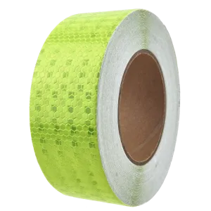 AL-Gard ALG HRT-LG Honeycomb Reflective Adhesive Tape, 2" x 25m (Lime Green)