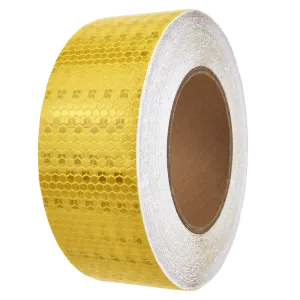 AL-Gard ALG HRT-Y Honeycomb Reflective Adhesive Tape, 2" x 25m (Yellow)