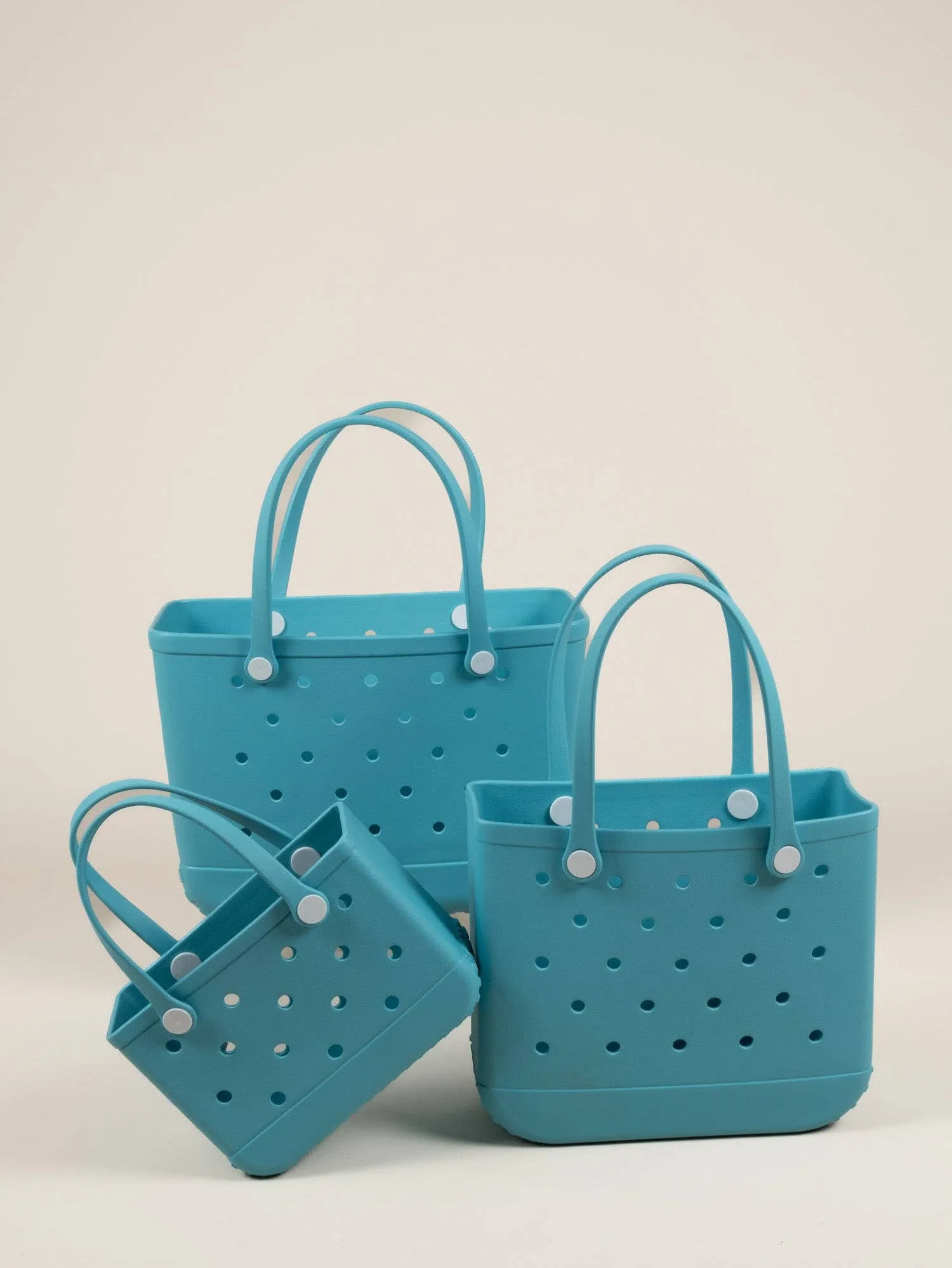 Aloha Vegan Tote Bag | Medium | Blue
