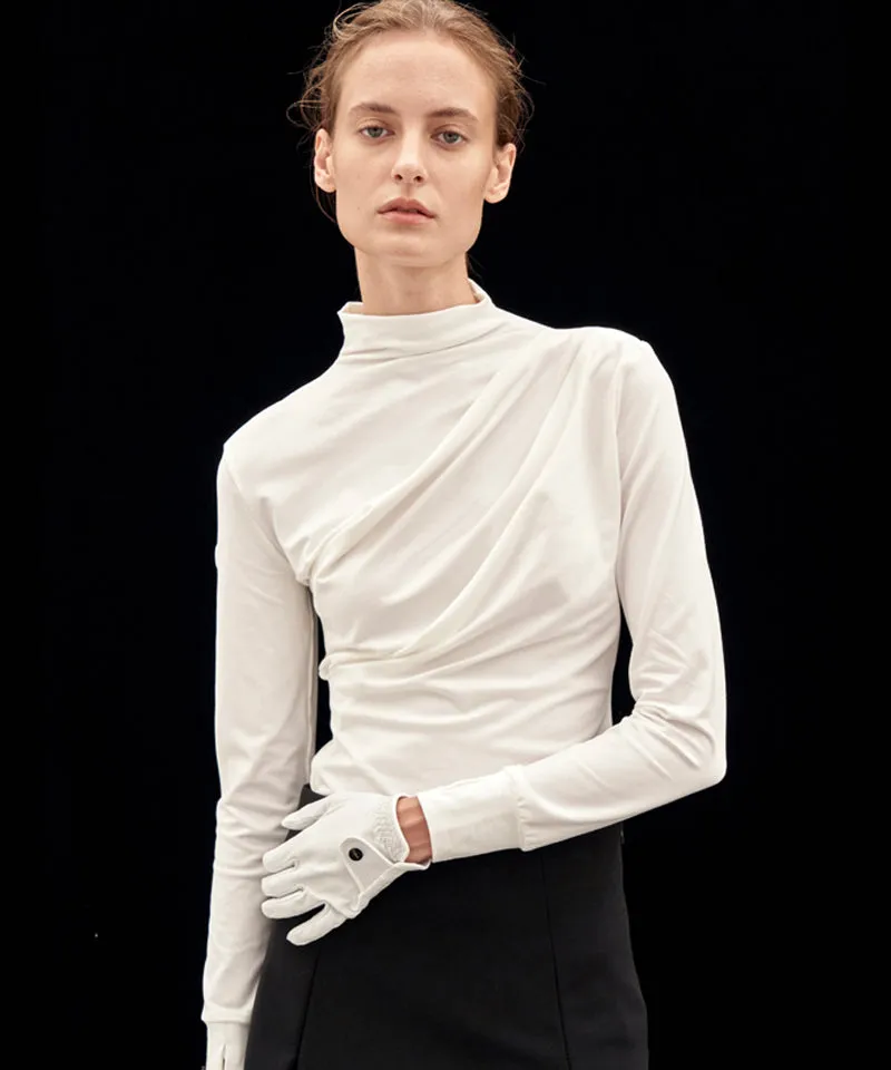 Anell Golf Soft Stretch Top - Ivory