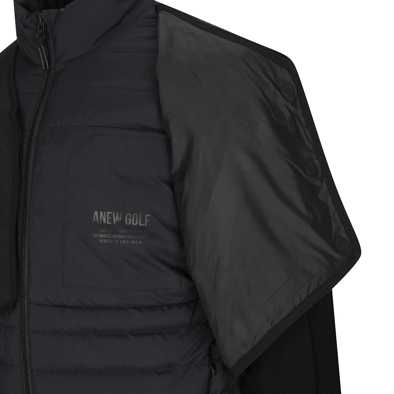 ANEW Golf Men Perpormance Hybrid Pocket Point JK  - Black