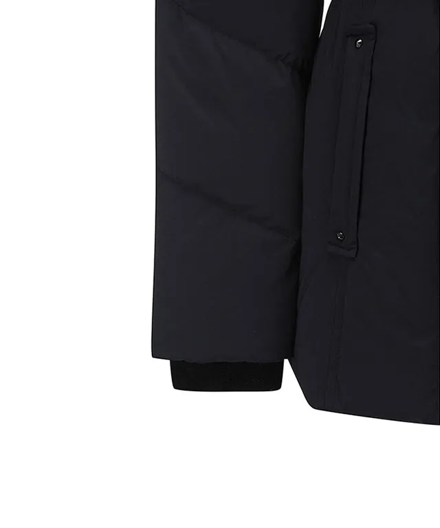 ANEW Golf: Women Knit Detachable Medium Length Down JK - Black