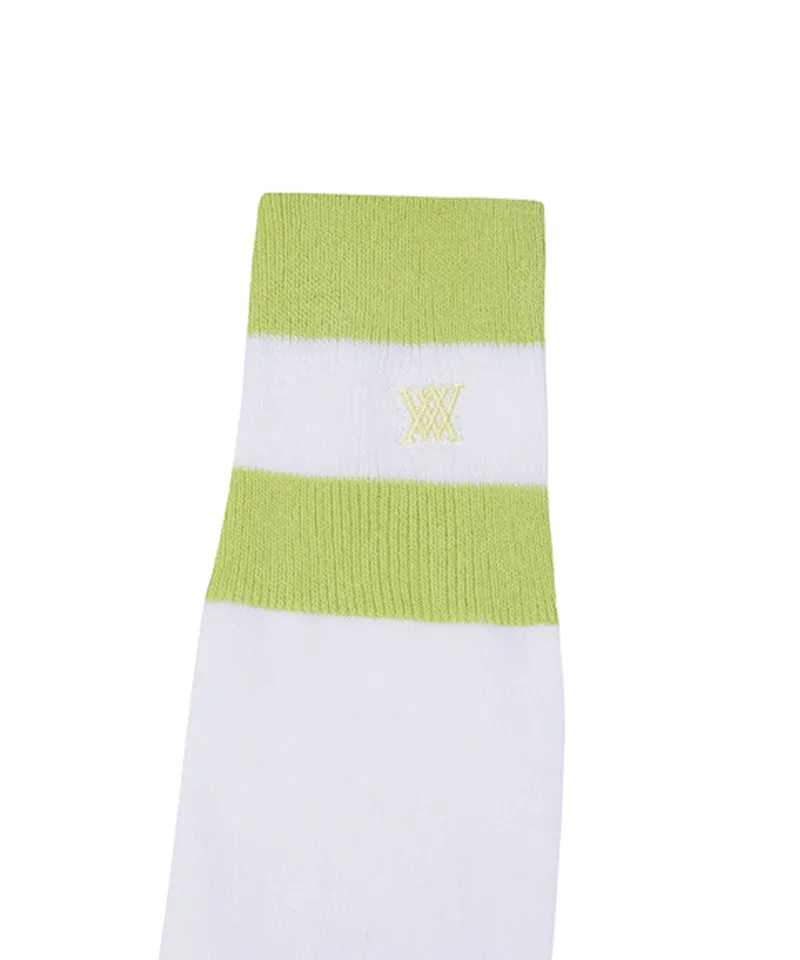 ANEW Golf Women's Three-Tone Knee Socks - Lime