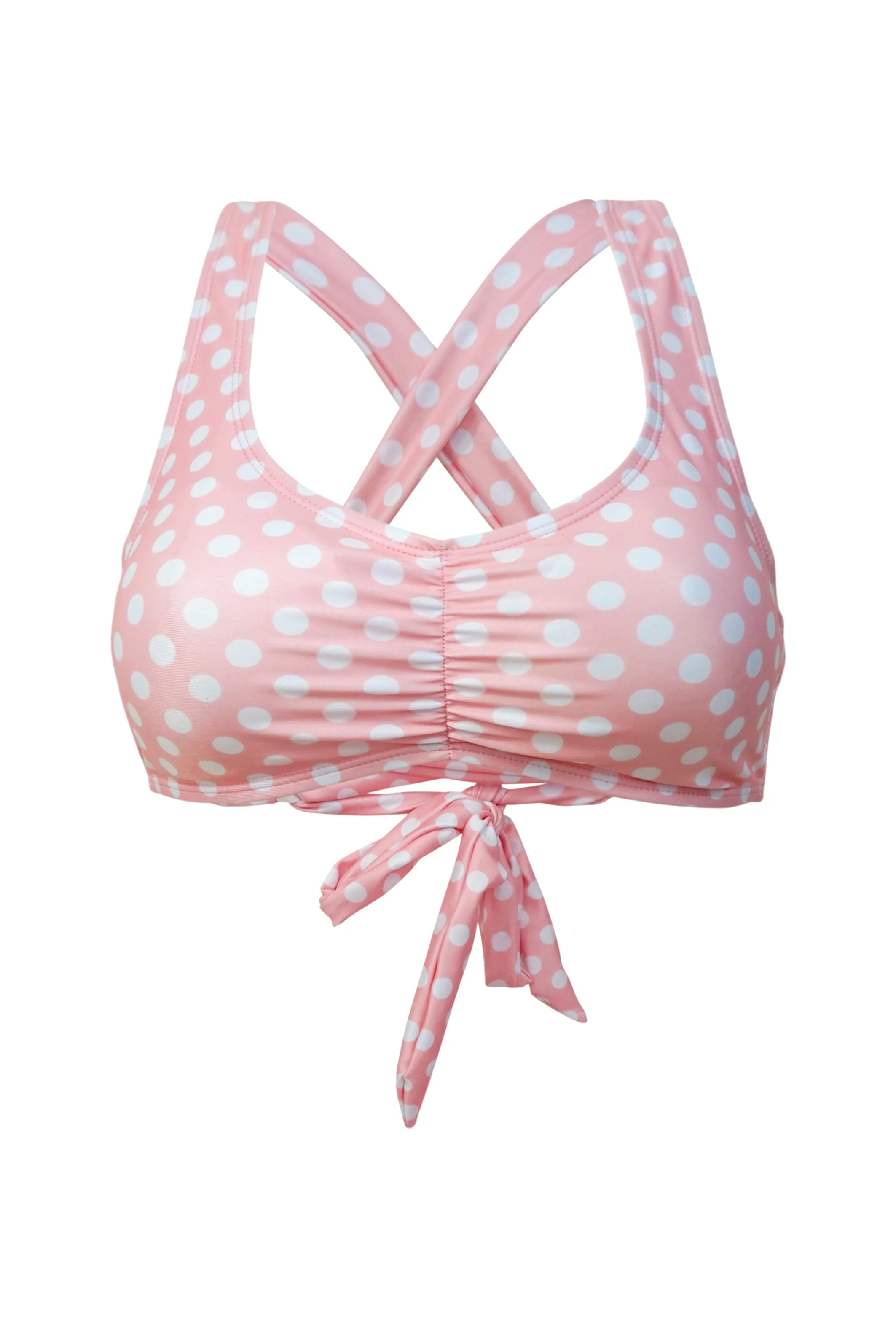 Anguilla Racer Bikini Top - Rosy Cheeks