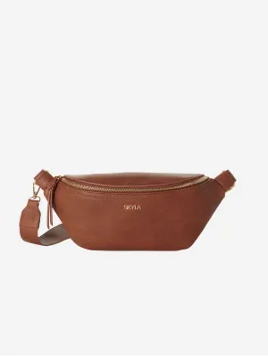 Anouk Vegan Belt Bag | Chestnut
