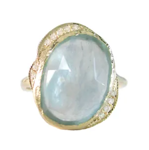 Aquamarine Hidden Cove Ring