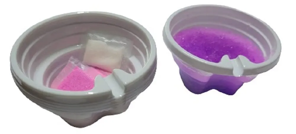 Ashtrays with Ash Absorbing Balm, Disposable Ashtray with Sand, Small Portative Ash holder for Quickly Extinguish Cigarette, Reduce Ash Raising, Ashtray Outdoor