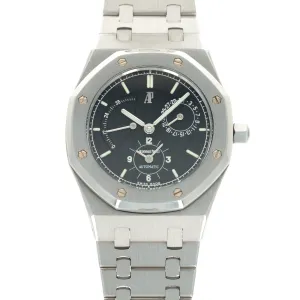 Audemars Piguet Steel Dual Time Royal Oak Watch Ref 25730
