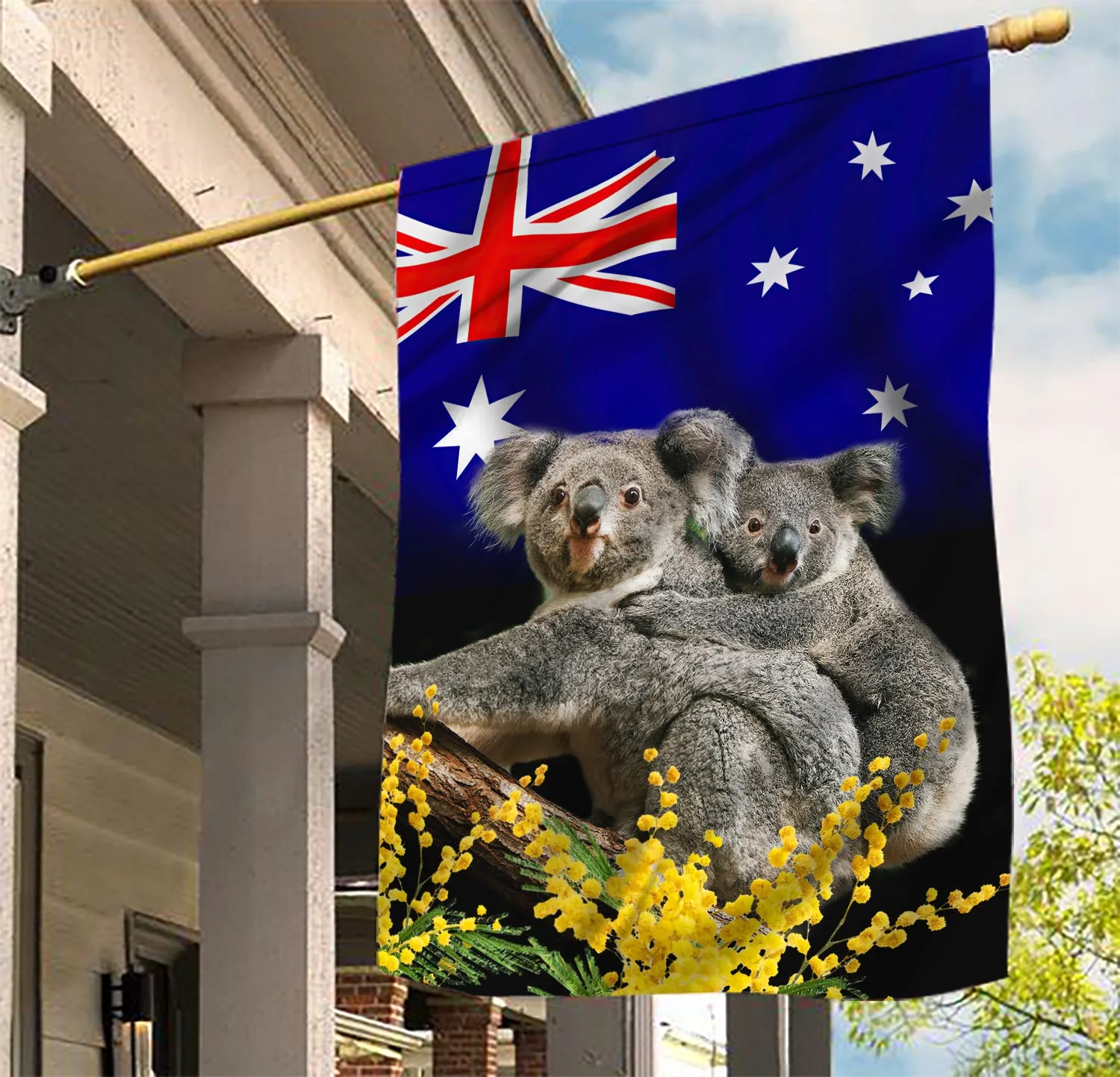 Australia, Happy Australia Day, Koala, 3D Flag 02