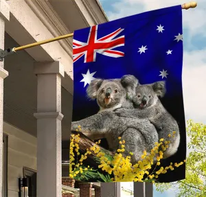 Australia, Happy Australia Day, Koala, 3D Flag 02