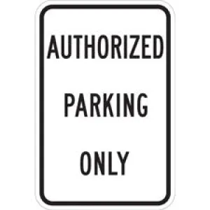 Authorized Parking Only Sign/ Buy online