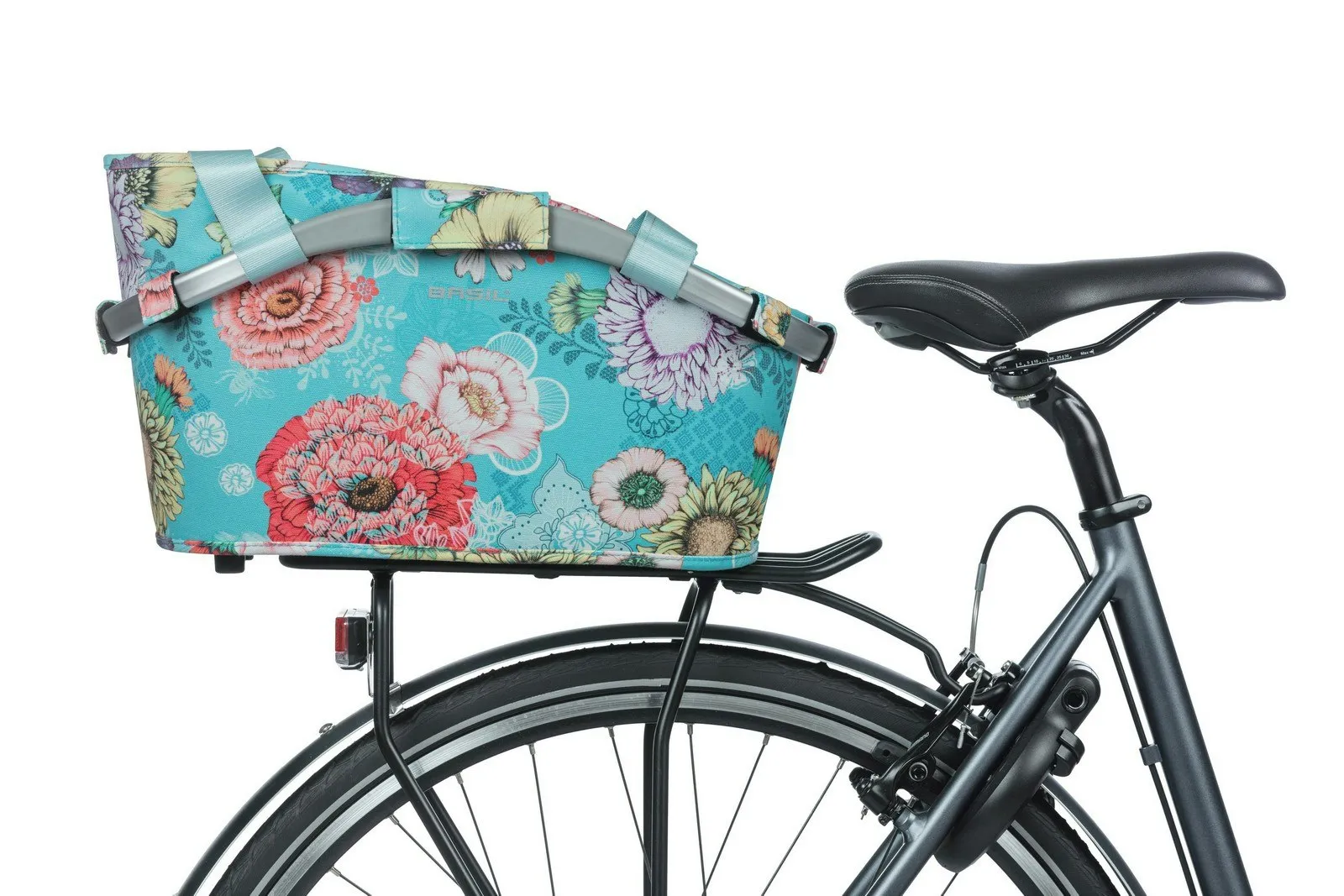 Basil Bloom Field Carry All Rear Bicycle Basket MIK Blue