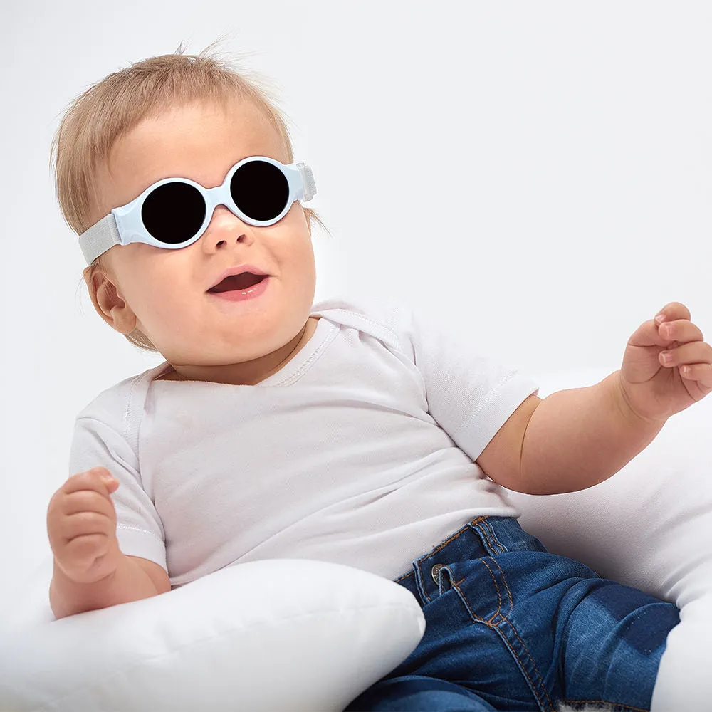 Beaba Glee Baby Clip Strap Sunglasses - Powder Blue