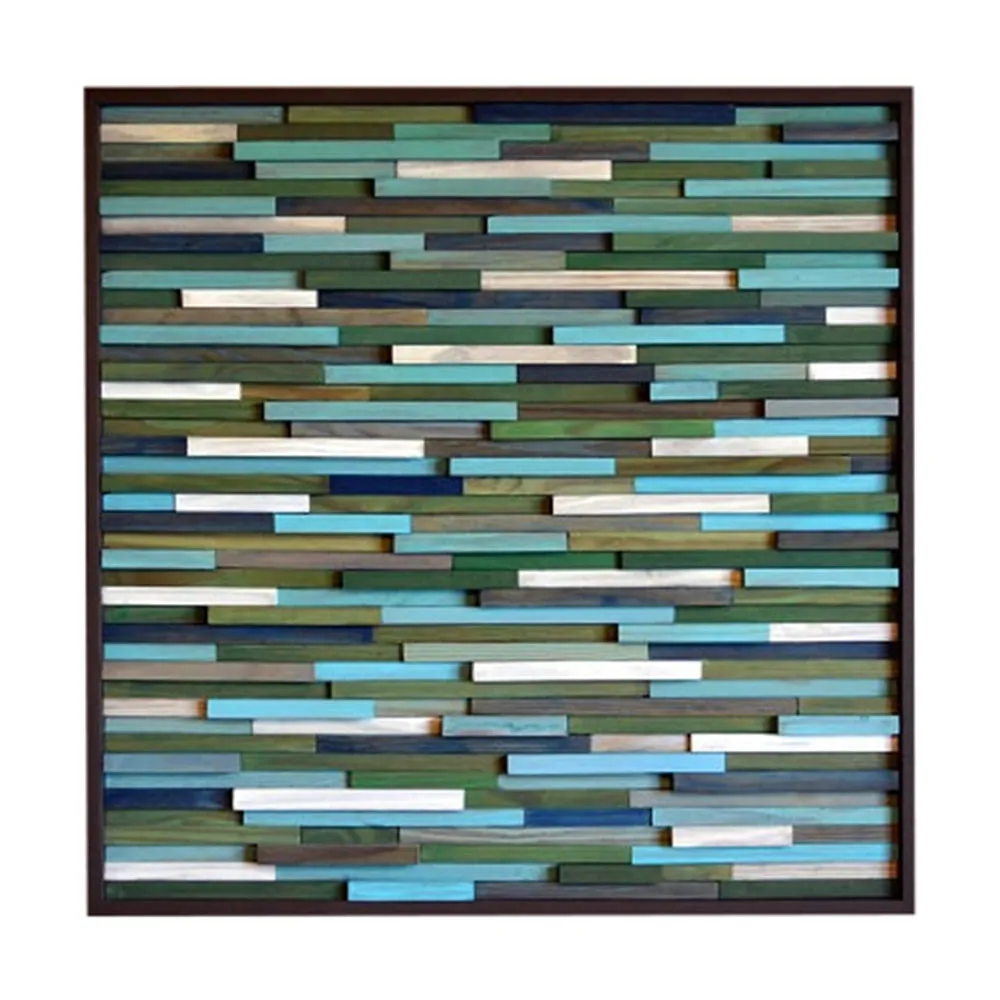 Beach Decor Ideas - Beach Art - Wood Art -Beach House Wall Decor- Sculpture Wall Installation - 30x30