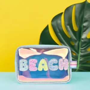 'Beach' Peekaboo Pouch