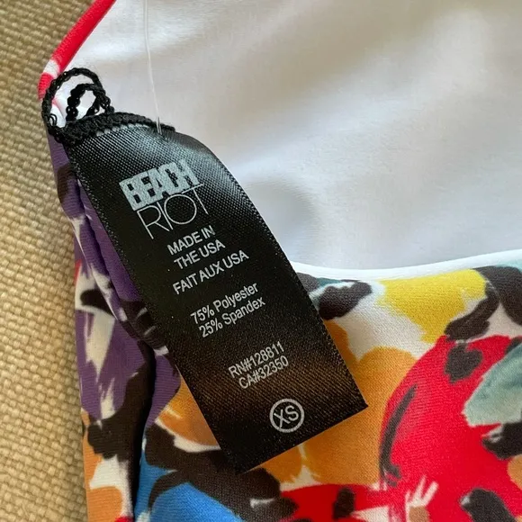 BEACH RIOT SPORTS BRA - Buttercup Floral - Sz XS
