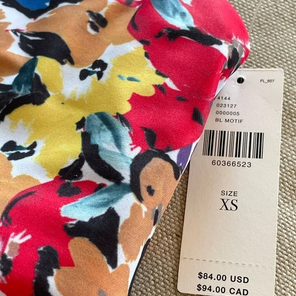 BEACH RIOT SPORTS BRA - Buttercup Floral - Sz XS
