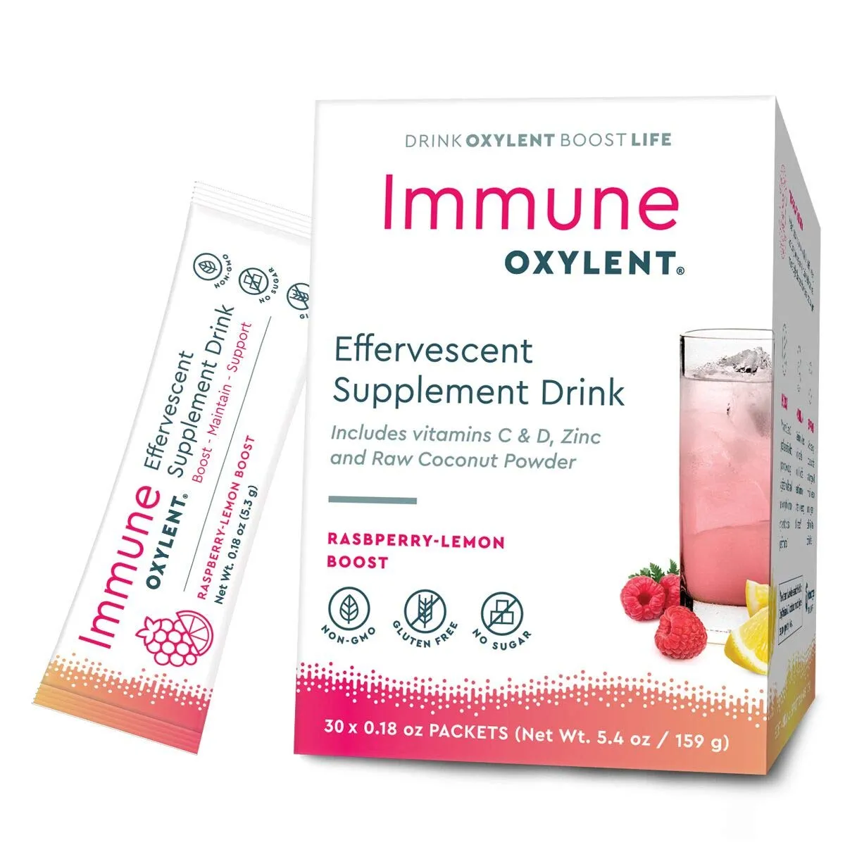 Bebida de suplemento efervescente inmune oxilento, 1