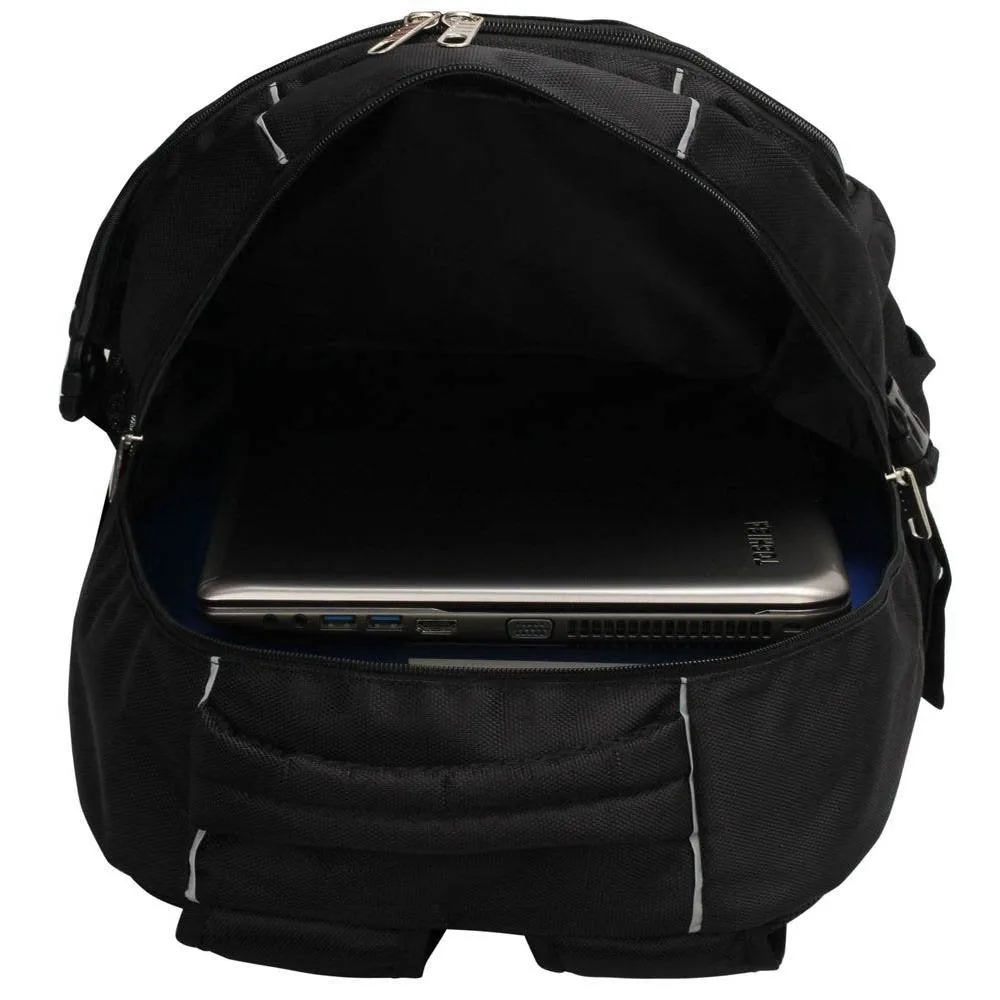 Black Backpack Rucksack School Bag - LS00444