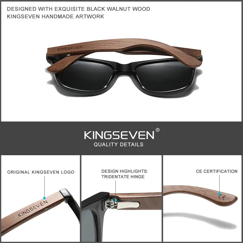Black Walnut Wooden Sunglasses
