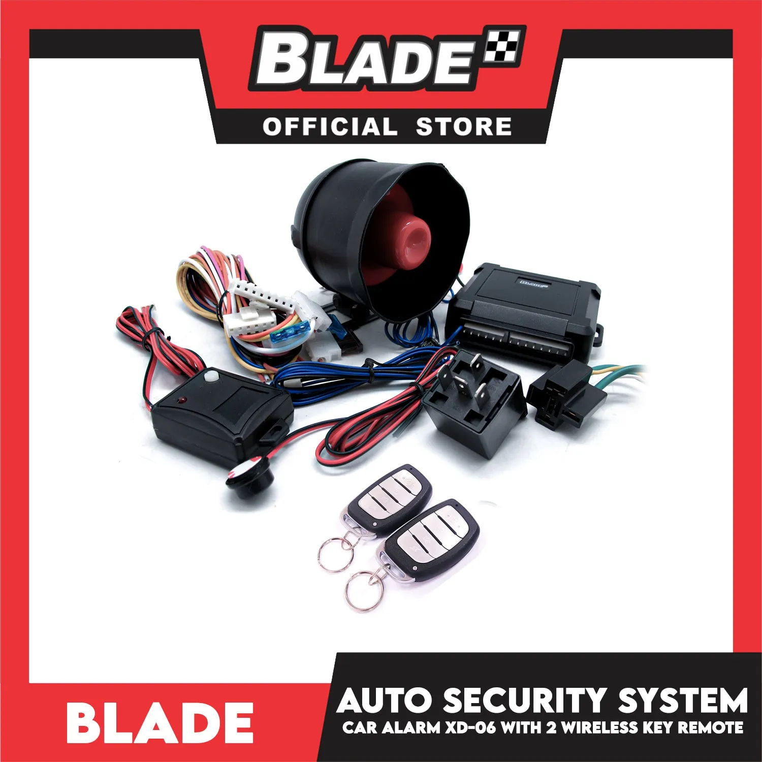 Blade Car Alarm  XD-06 Auto Security Keyless Entry System With Anti Theft Protection