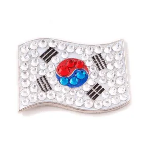 Bonjoc Ladies Korea Flag Ball Marker Korea (Fl-Korea)