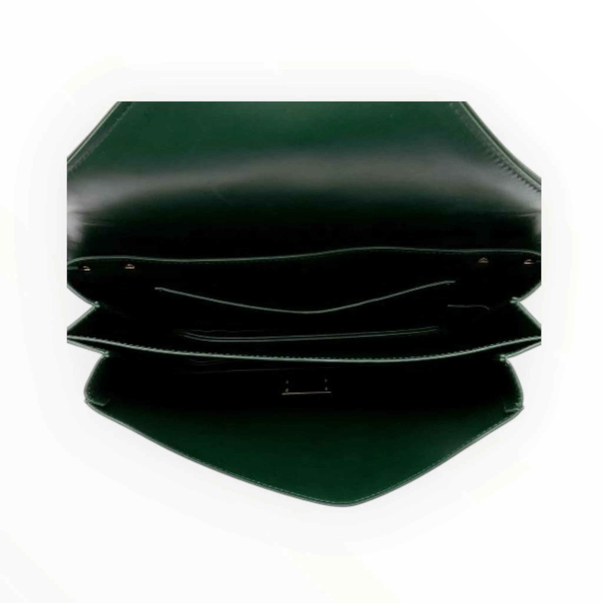 Bottega Veneta Mount Envelope Shoulder Bag - Forest Green - Size W27cm x  H20cm x D4cm