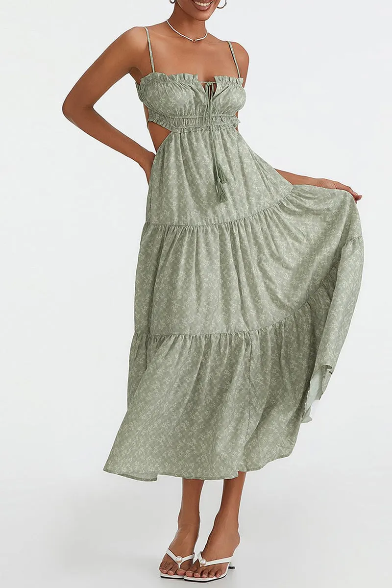BR3224 Floral Cutout Sundress