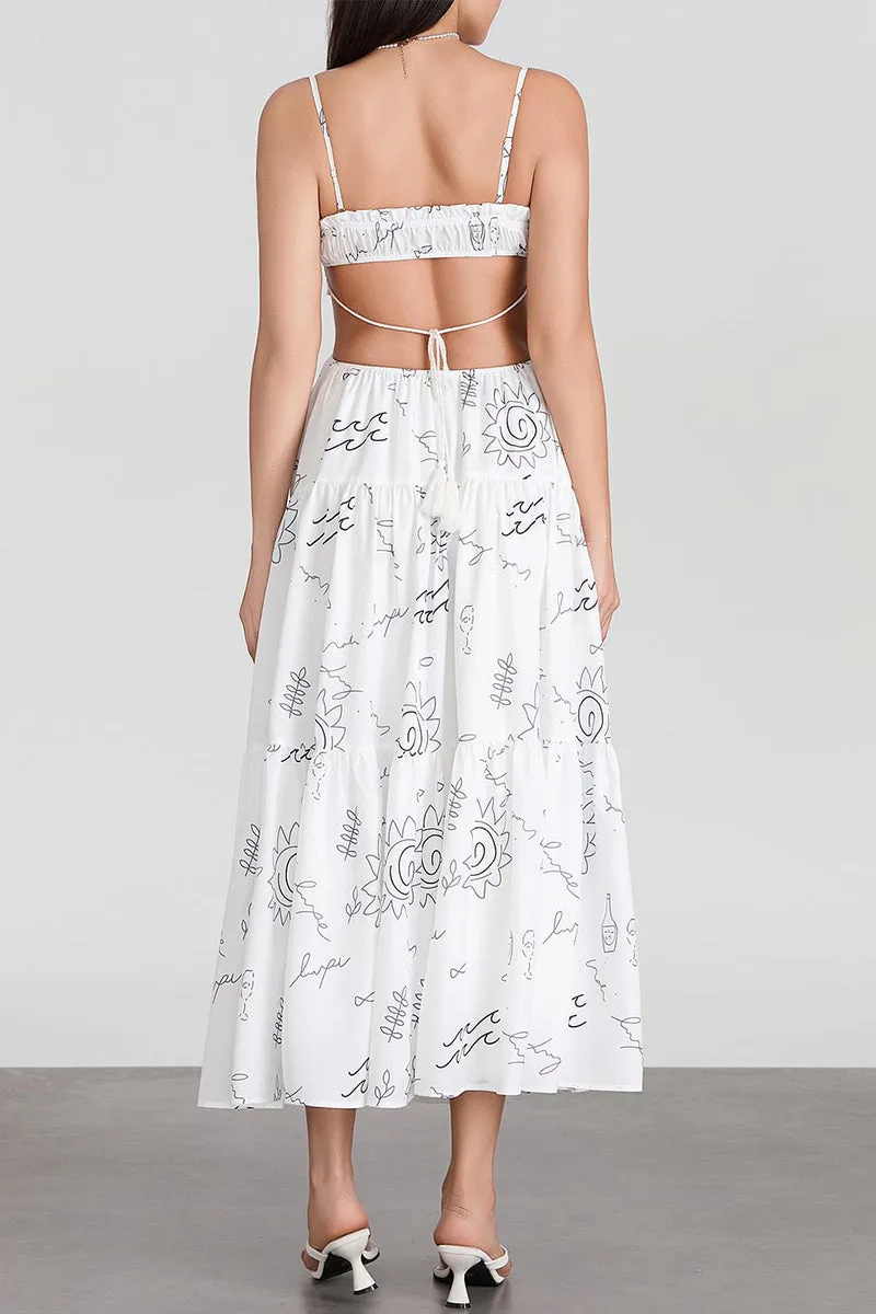 BR3224 Floral Cutout Sundress