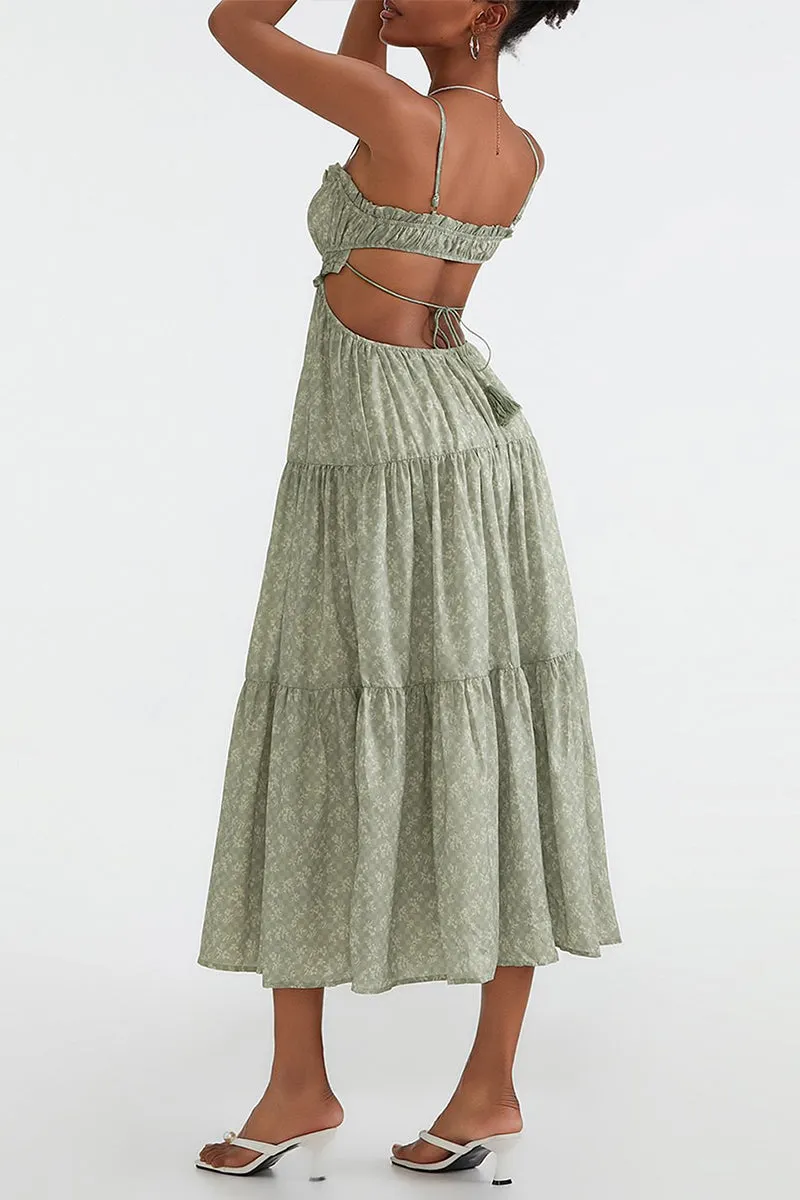 BR3224 Floral Cutout Sundress