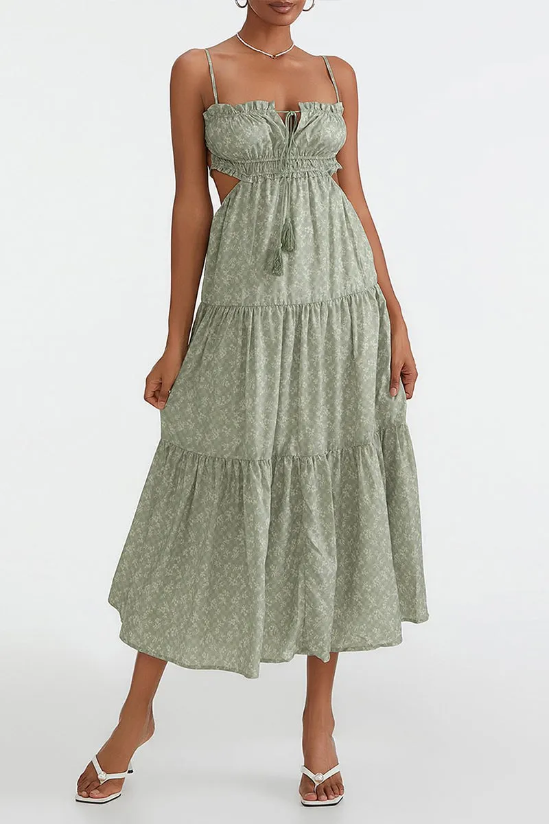 BR3224 Floral Cutout Sundress