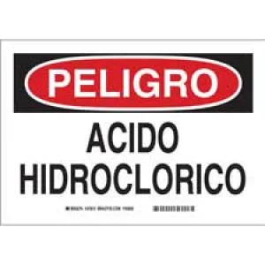 Brady PELIGRO Acido Hidroclorico Sign/ Buy online