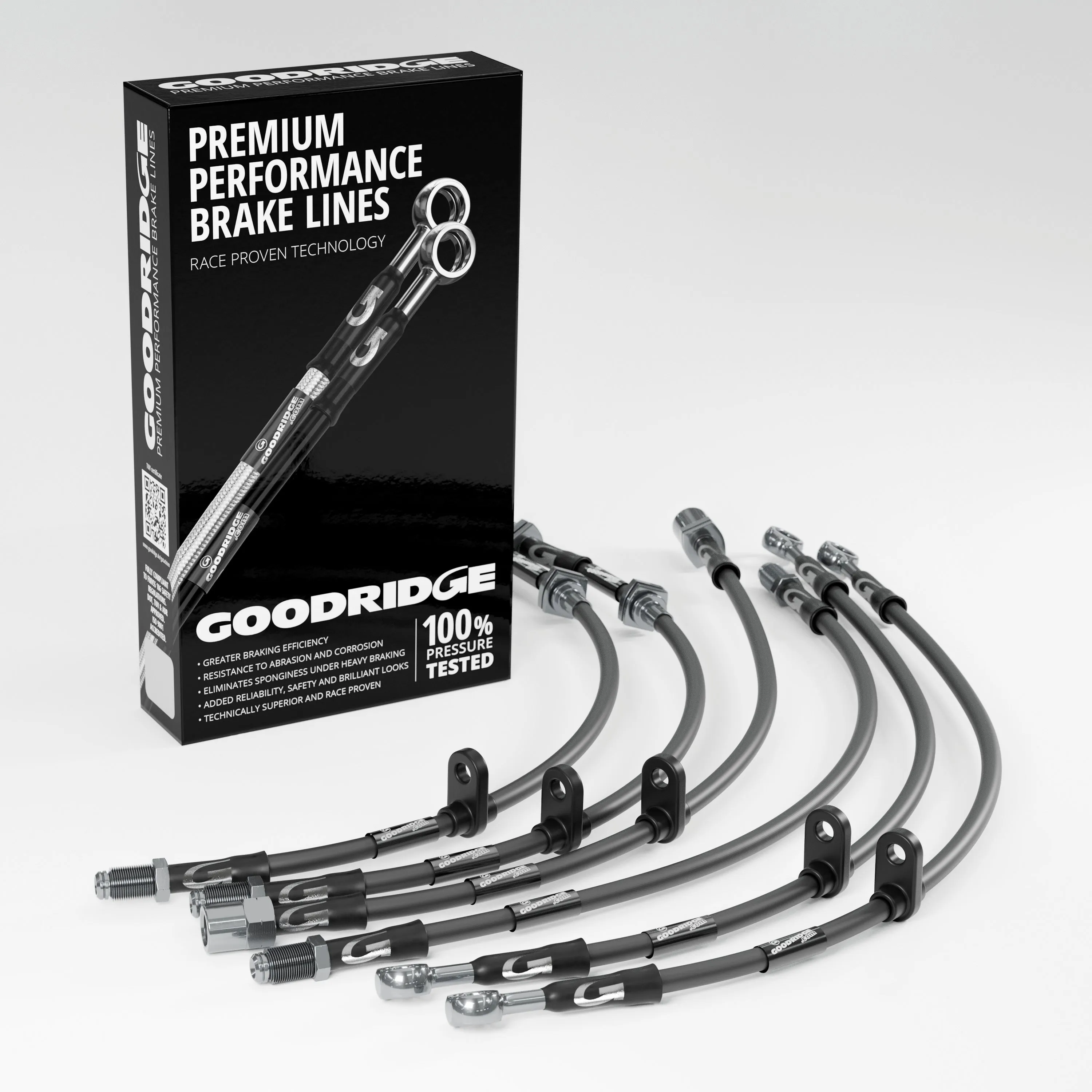 BRAKE HOSE KIT FOR VOLKSWAGEN GOLF MK2 1.6 REAR DISC 1988-1992