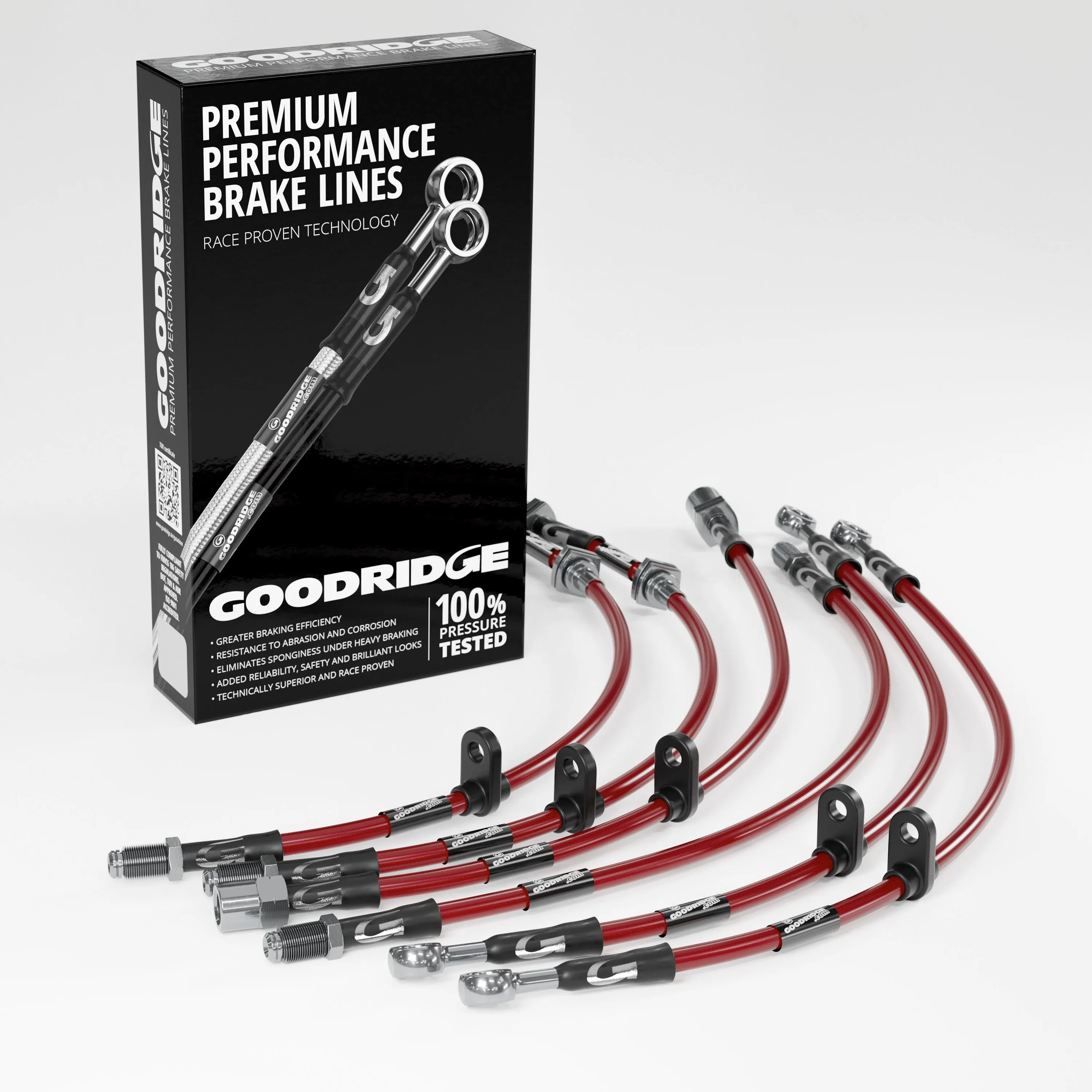 BRAKE HOSE KIT FOR VOLKSWAGEN GOLF MK2 1.6 REAR DISC 1988-1992