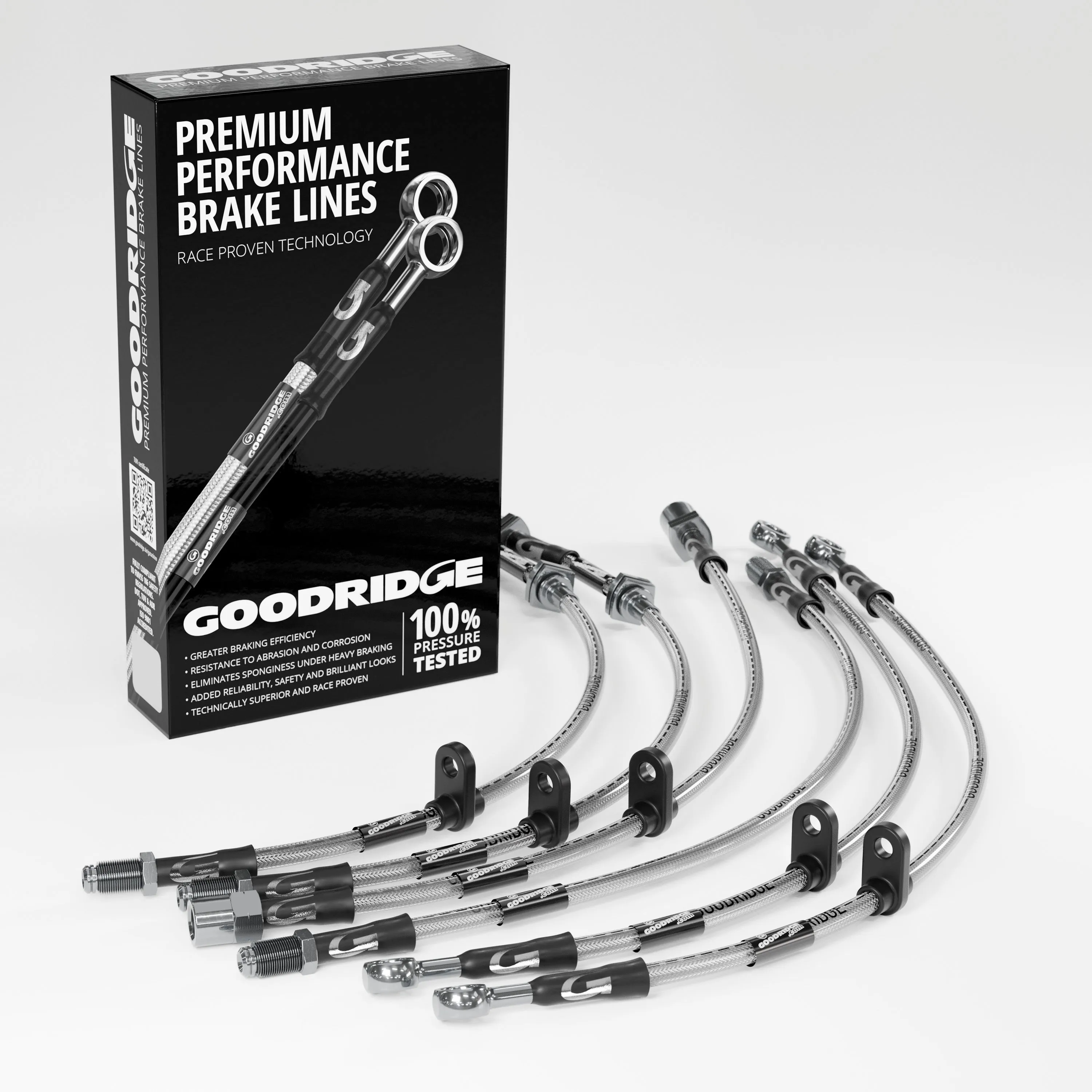 BRAKE HOSE KIT FOR VOLKSWAGEN GOLF MK2 1.6 REAR DISC 1988-1992