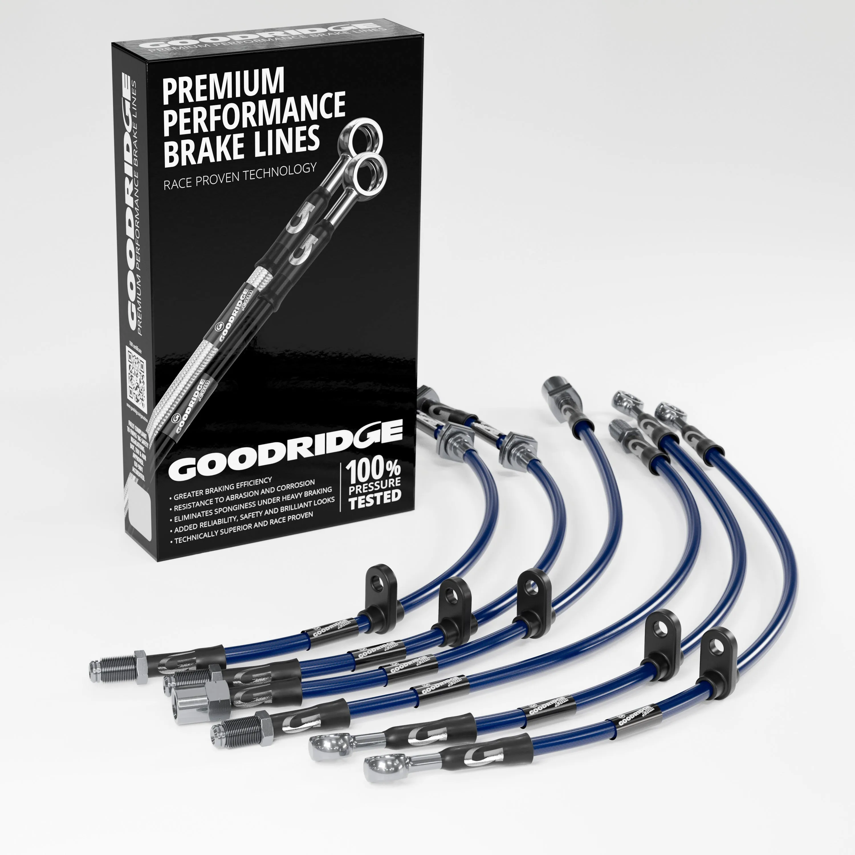BRAKE HOSE KIT FOR VOLKSWAGEN GOLF MK2 1.6 REAR DISC 1988-1992