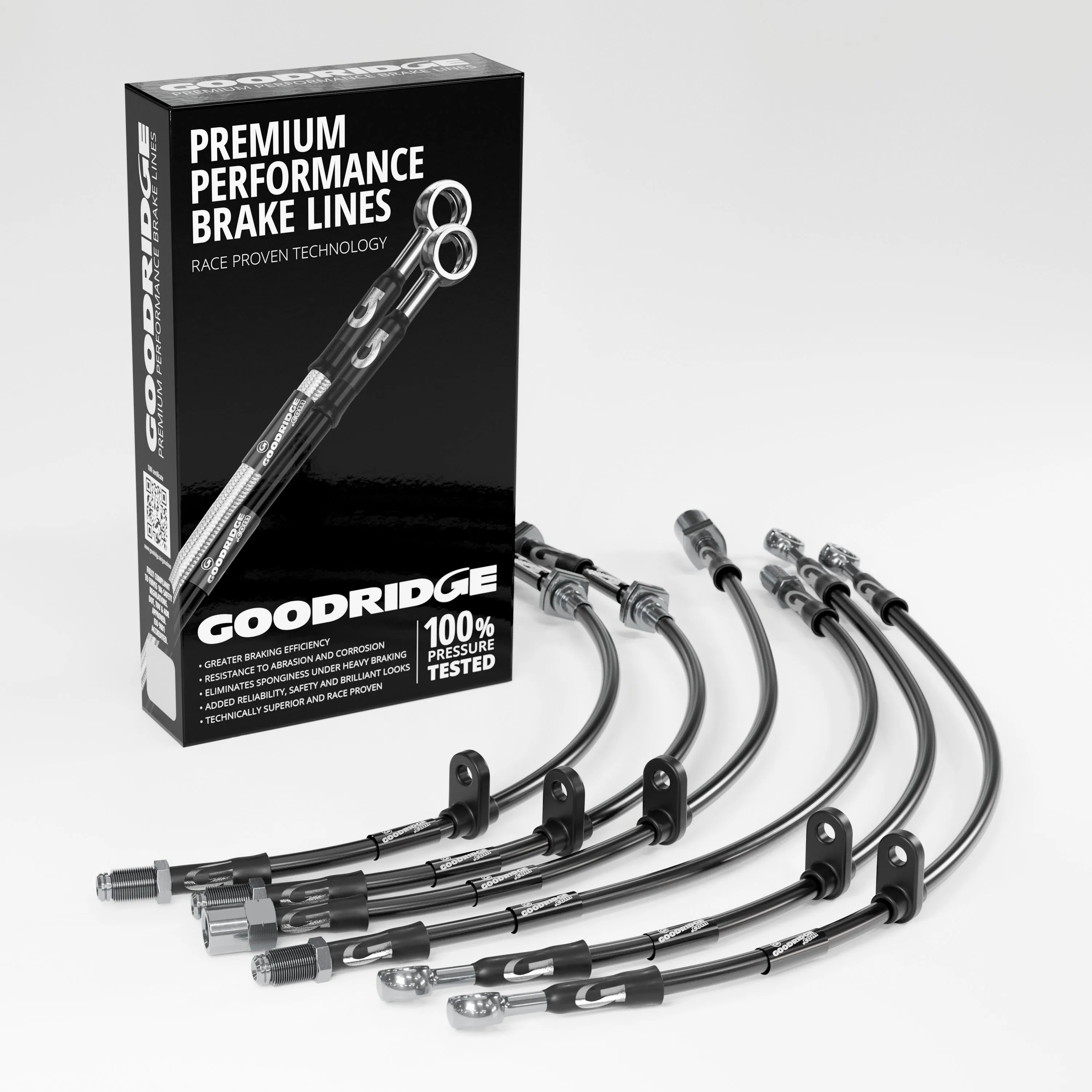 BRAKE HOSE KIT FOR VOLKSWAGEN GOLF MK2 1.6 REAR DISC 1988-1992
