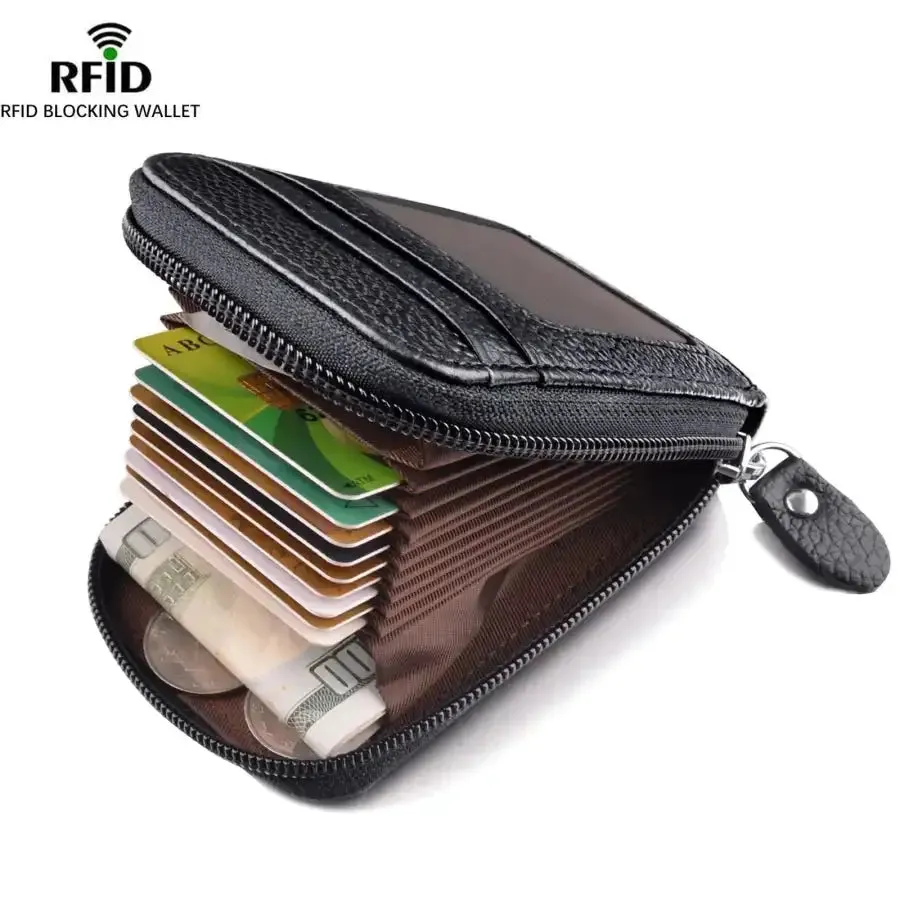 Brasil Gabana Men's Leather Compact Cardholder Wallet
