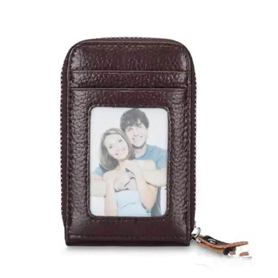Brasil Gabana Men's Leather Compact Cardholder Wallet