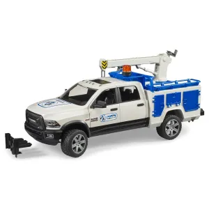 Bruder RAM 2500 Service Truck with Rotating Beacon Light