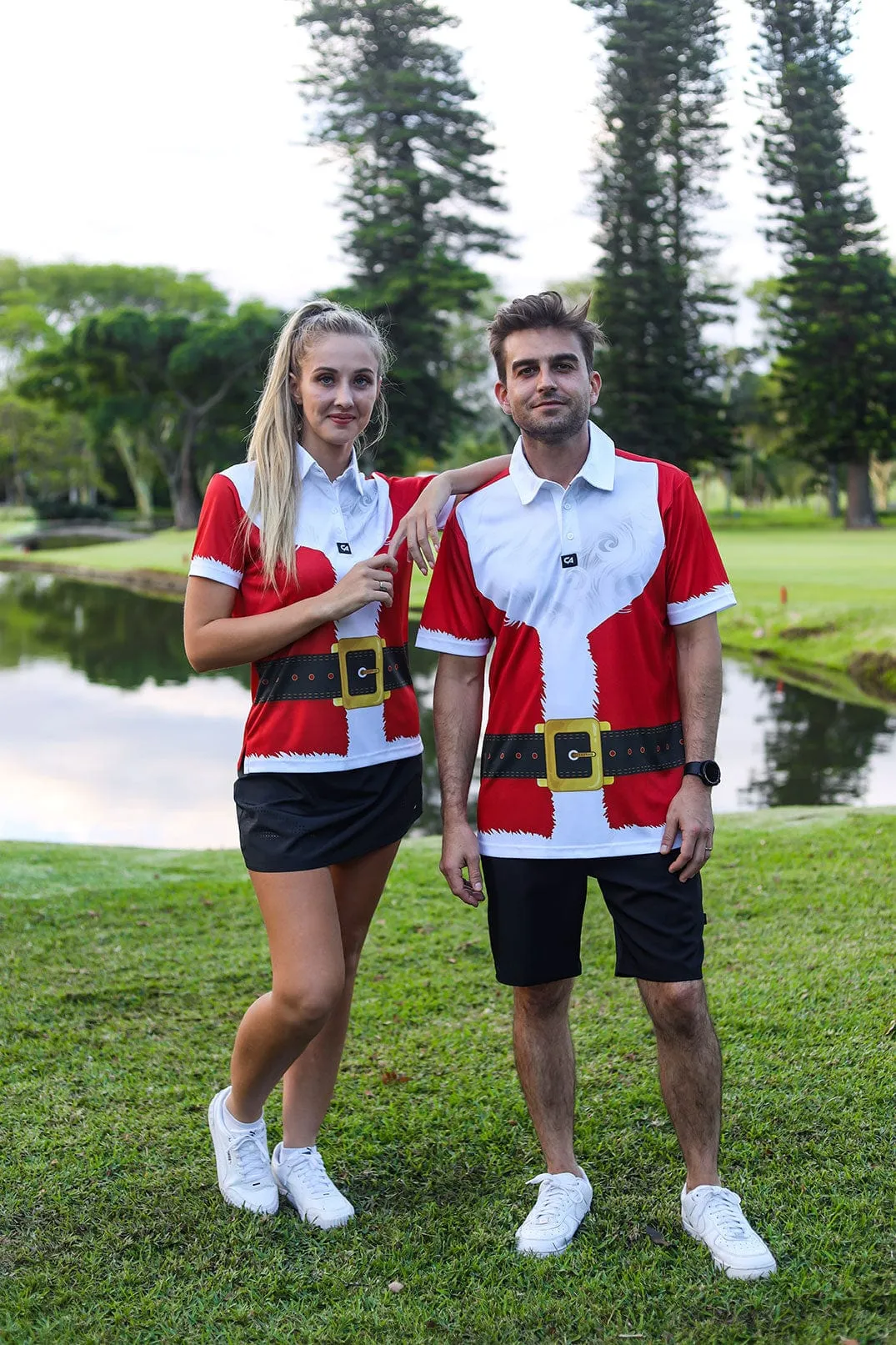CA Funky Golf Shirt | Santa's Shirt