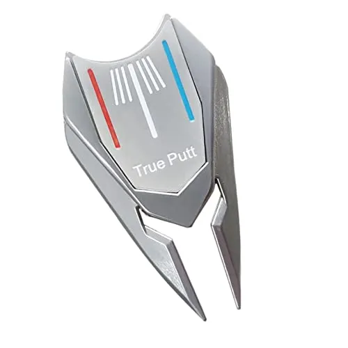 CALADNIS Divot Repair Fork Golf Ball Marker Golf Accessories Detachable Golfer Silver
