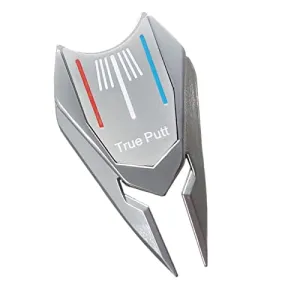 CALADNIS Divot Repair Fork Golf Ball Marker Golf Accessories Detachable Golfer Silver